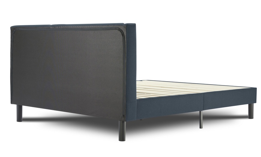 Image 11: Gepolsterter Bettrahmen 