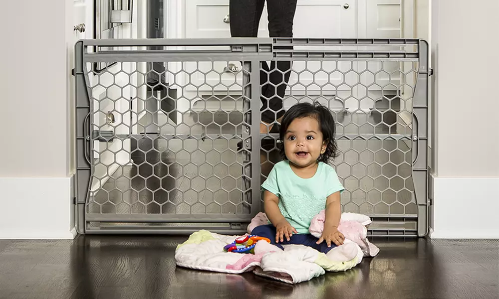 Regalo 23" Expandable Plastic Baby Gate - Primary Image