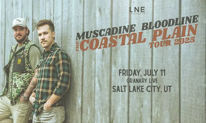 Muscadine Bloodline: The Coastal Plain Tour at Granary Live on July 11, 2025 at 6:30 PM. Doors open at 5:30 PM - Primary Image