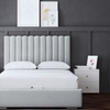 Image 13: Evangeline Panel Bed with Optional Ottoman Gas Lift Storage