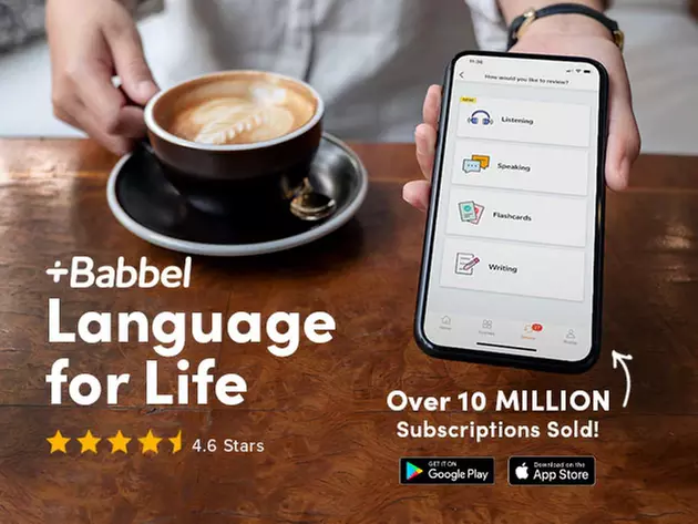 Babbel Lifetime Language Learning Subscription 47% Off