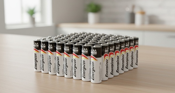 50-Pack Energizer Max AA or AAA Alkaline Batteries, Long-Lasting Power