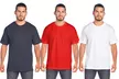 3 Pack - Men's Big & Tall Crewneck 100% Cotton Tee (2XL - 5XL) - Second Medium