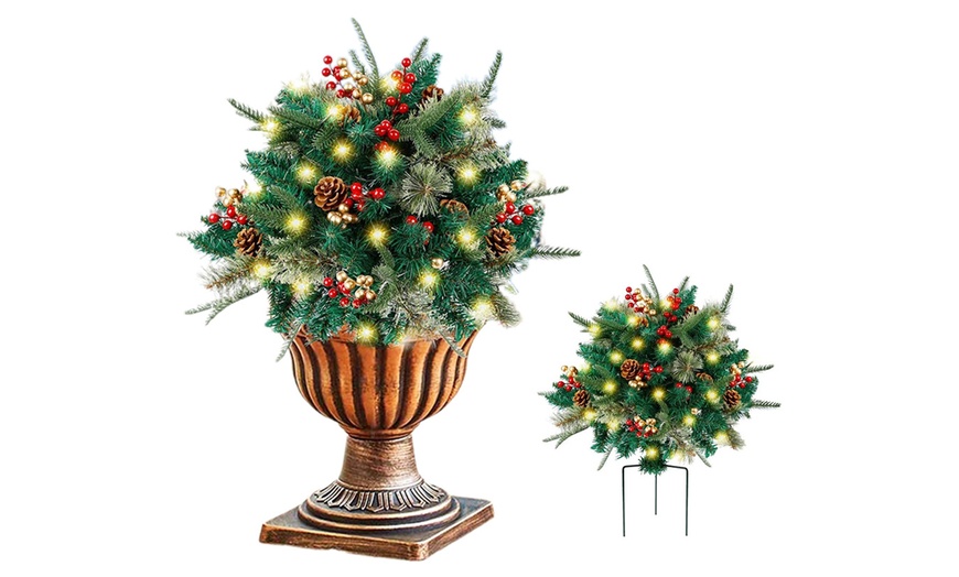 Image 11: Artificial Christmas Tree with Light