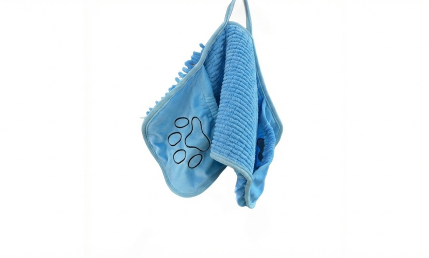 Image 5: Super Absorbent Chenille Pet Towel