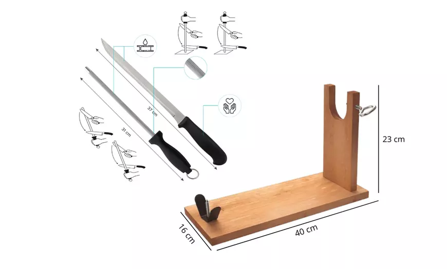 Image 15: Packs de soportes para jamón de Bergner, Well Home y San Ignacio