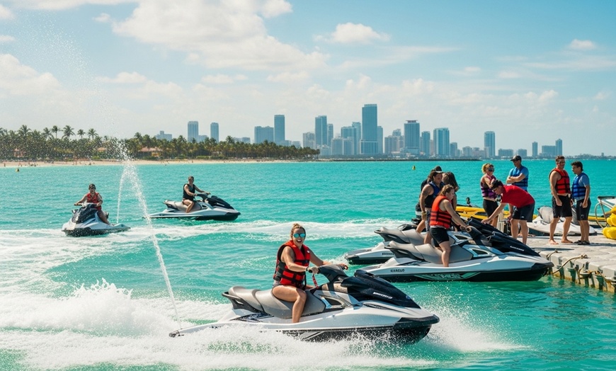 Image 3: Up to 93%, Save Big on Jet Ski Rentals at Bike Ride Sobe!