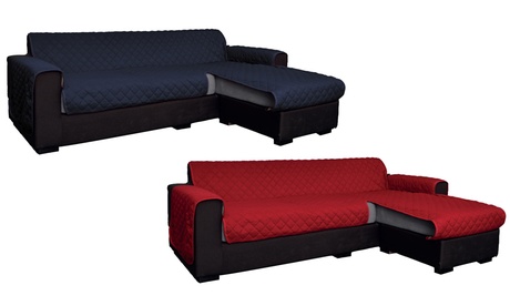 Copridivano antimacchia Star con penisola disponibile in 3 dimensioni e 5 colori