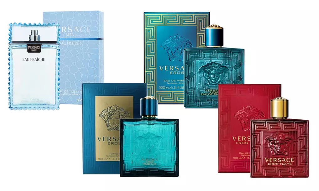 Versace Men's Fragrances: Eros, Dylan Blue, Pour Homme & More - EDT & EDP
