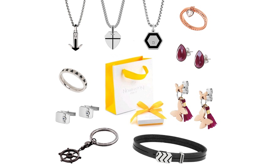Image 1: Orecchini, collane, portachiavi, bracciali e anelli Nomination