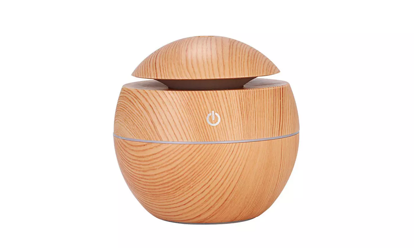 LED Ultrasonic Humidifier Essential Oil Diffuser Aromatherapy Fresh Air 130ml