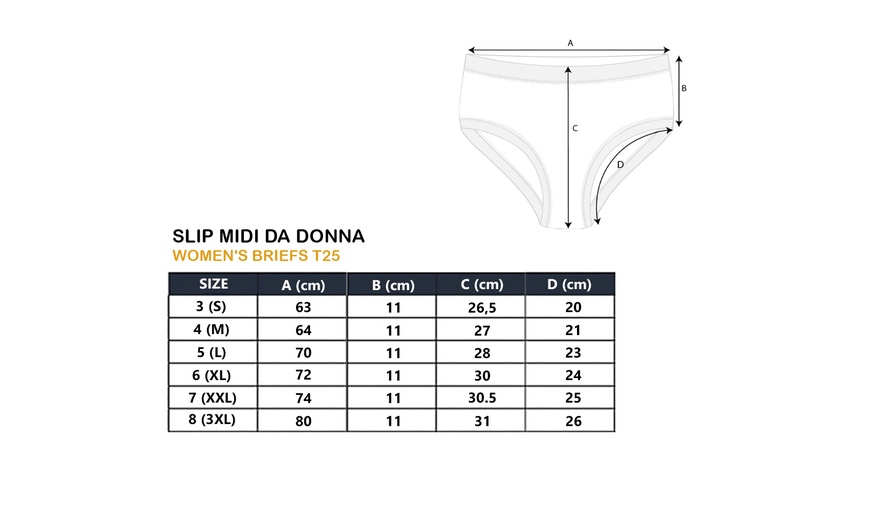 Image 2: 6 o 12 slip da donna in cotone elasticizzato Liabel