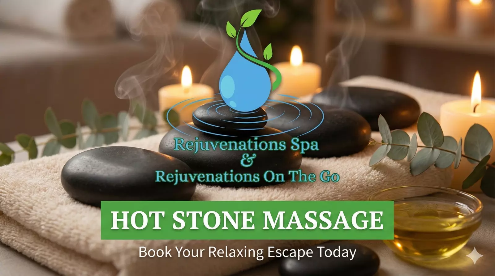 Unwind with One 50 or 80-Minute Hot Stone Massage