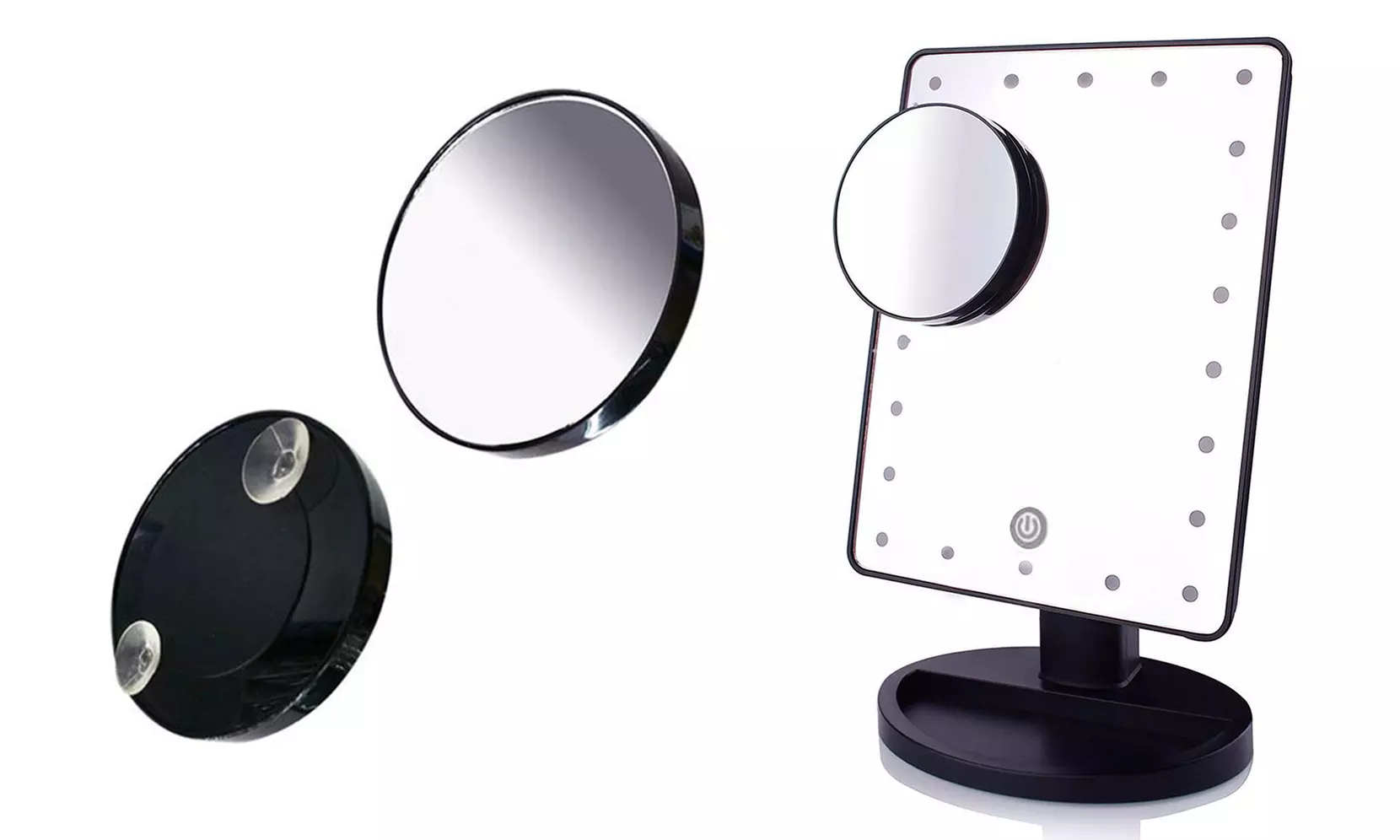 Miroir pour maquillage à 22 LED - Second Medium