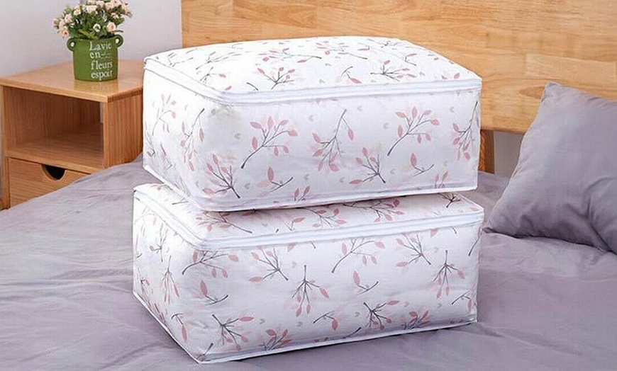 Image 26: Anti Dust Large Storage Bag Clothes Quilt Blanket Storage Sort Home Organizer