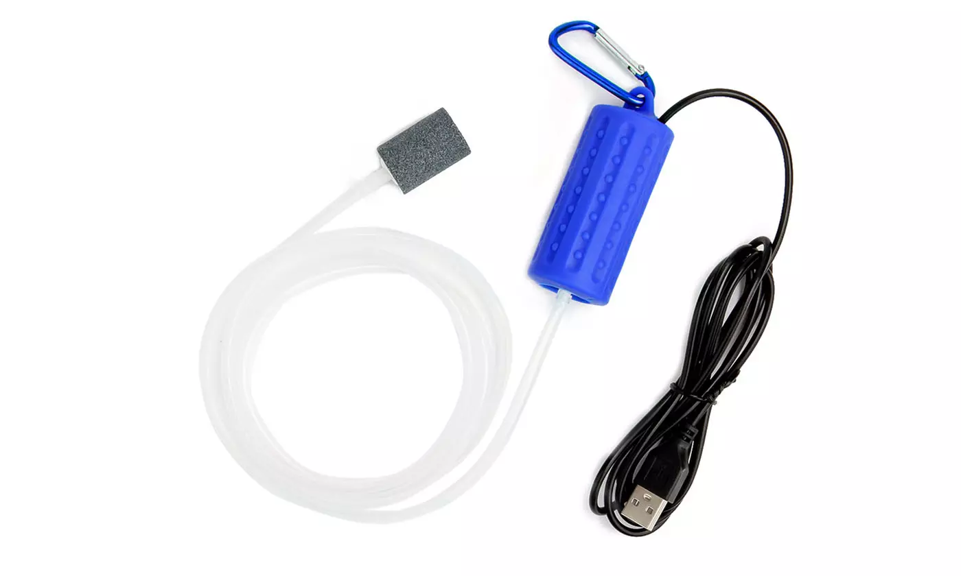 USB Aquarium Mini Oxygen Air Pump Portable Fish Tank Mute Energy Saving Supplies