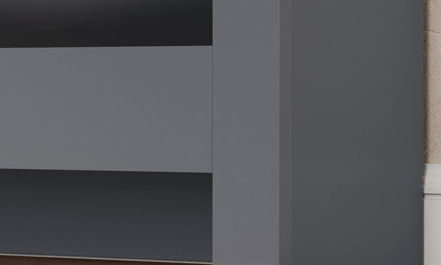 Image 5: HomCom 12-Pair Shoe Storage Cabinet 