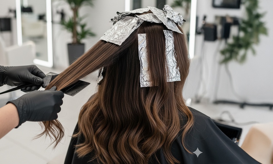 Image 1: Perfektes Haarstyling: Klassischer Schnitt oder Balayage & Glossing