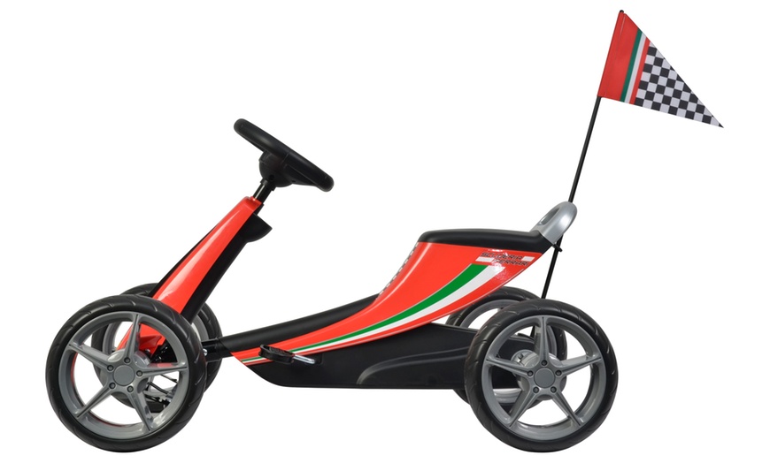 Image 8: Kids Ferrari Licensed Go-Kart