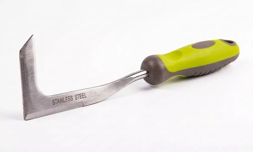 5-Piece Garden Hand Tool Set - Stainless Steel with Soft Grip Handles