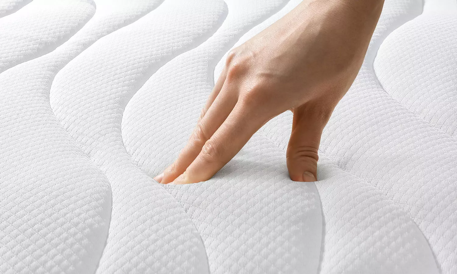 Materasso ortopedico in memory antibatterico The White Stone