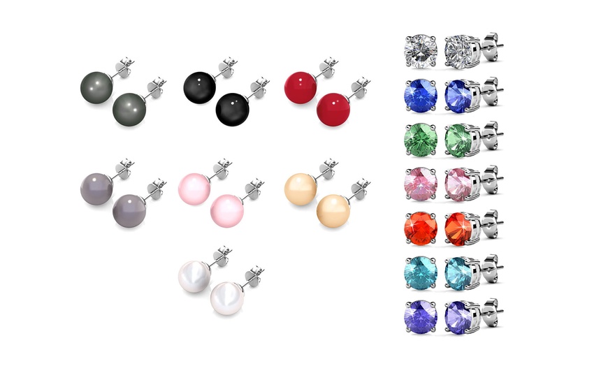 Image 19: Mond Ohrstecker, Armband oder Halskette