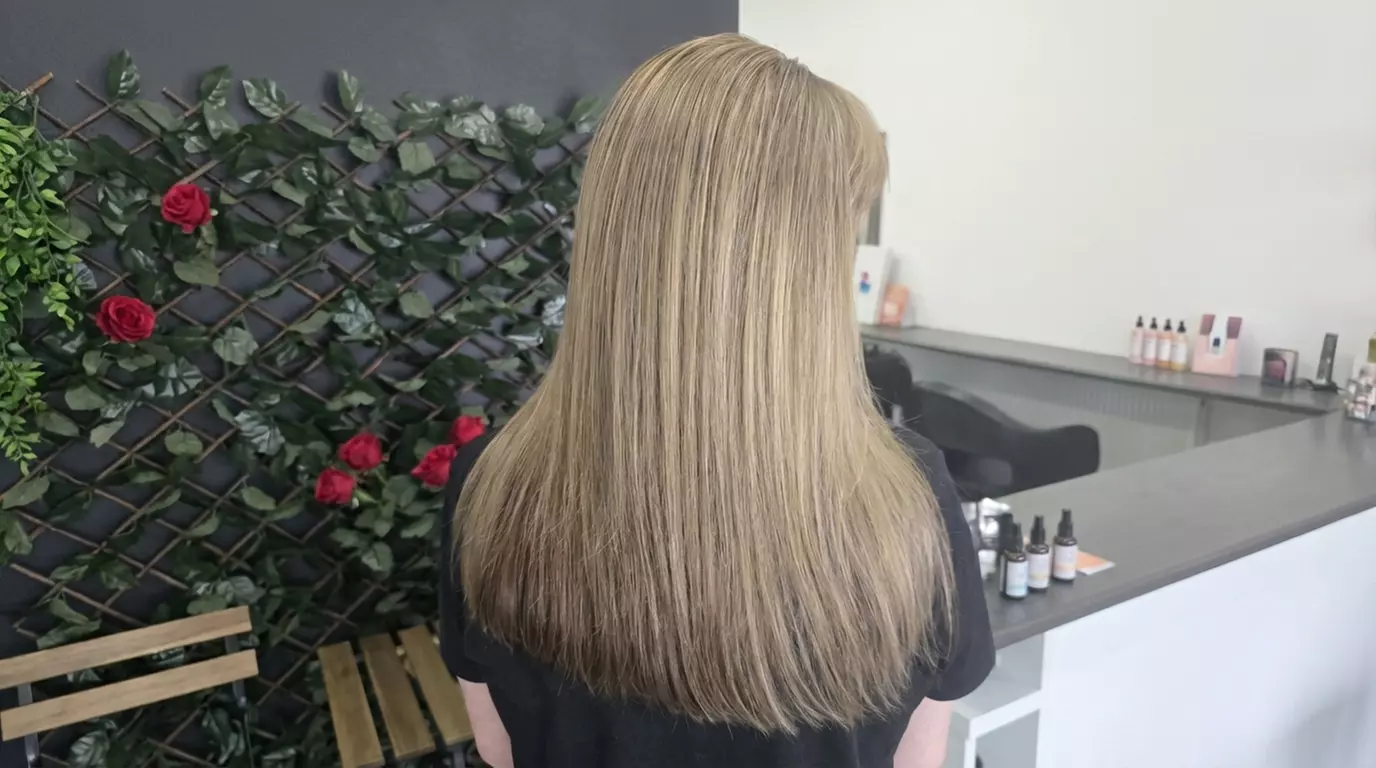 Revamp Your Hair: Single Process Color, Half Head or Full Highlights or Balayage with Style ( Up to 50% Off ) - Second Medium