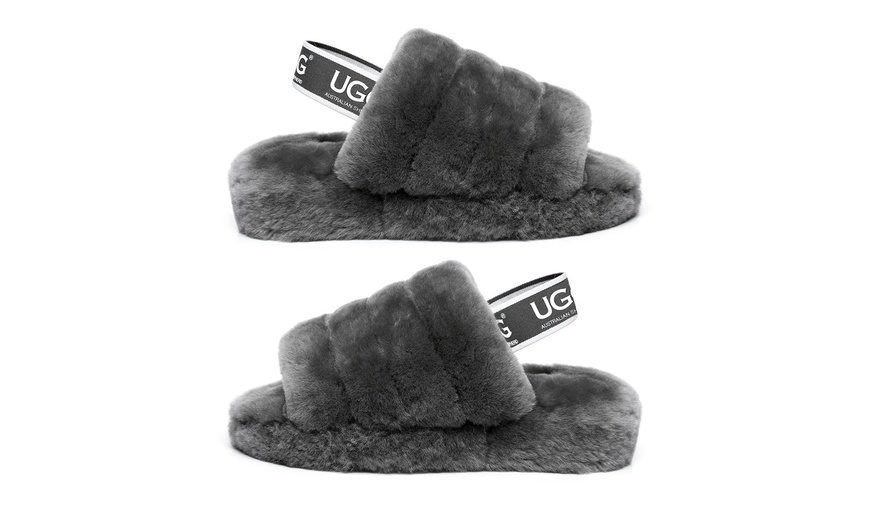 Image 7: UGG Puffy Slippers