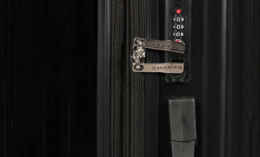 Image 47: 3 Polycarbonate Suitcases