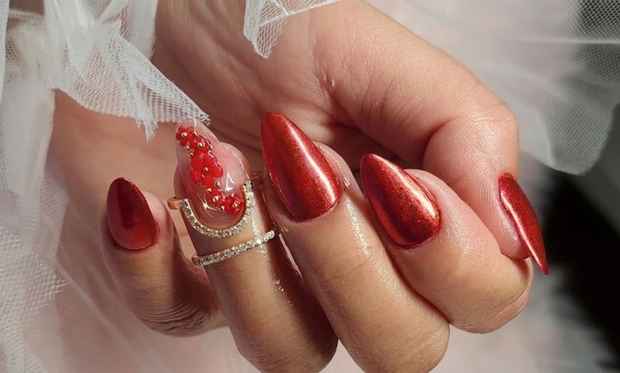 Image 6: 1 Gel Manicure + Gel Pedicure, Soft Gel Nails, Acrylic Nails and More