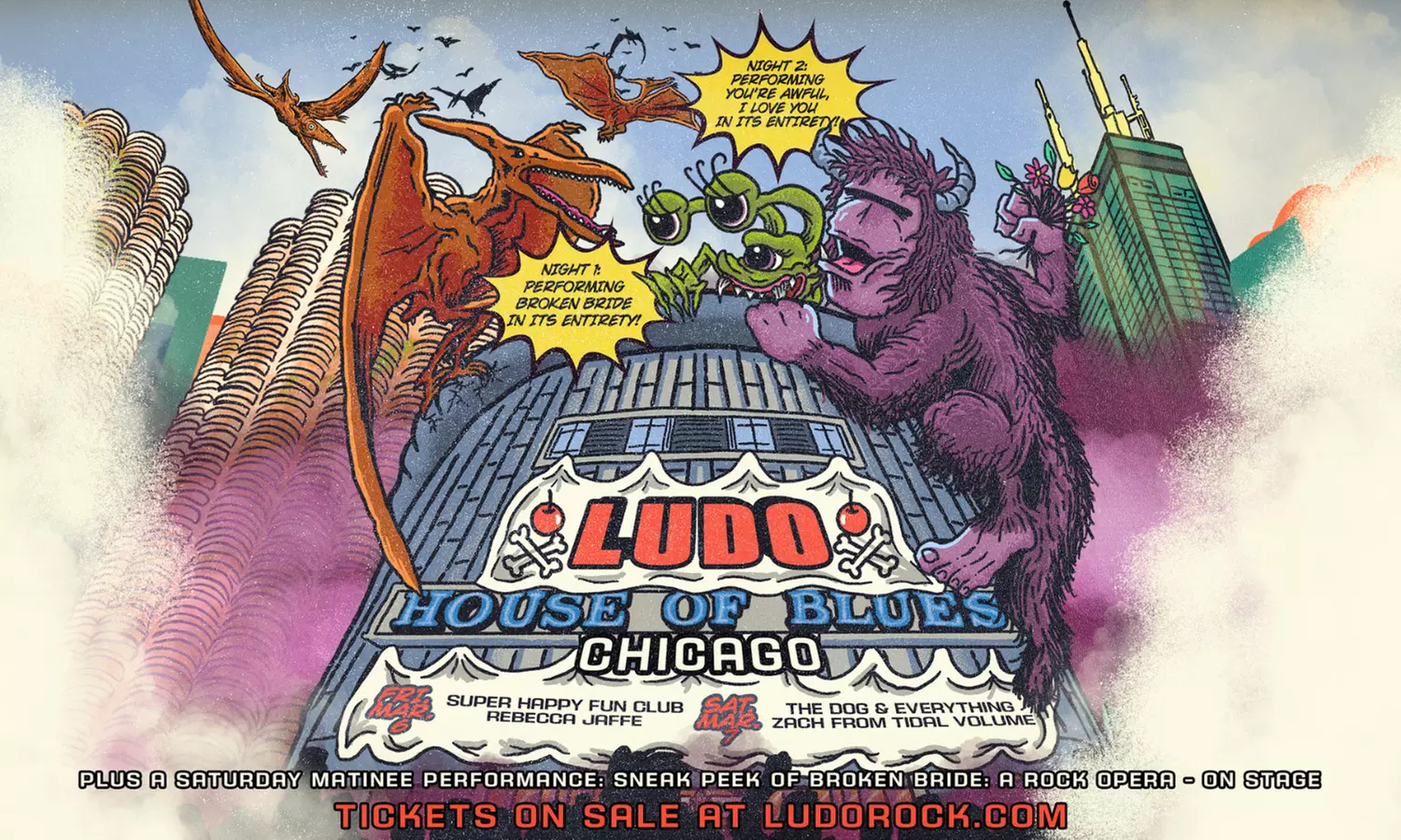 Ludo on March 6 & 7 at 6:30 PM