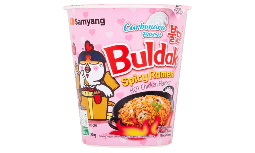 Image 3: 6 x 80g Samyang Buldak Spicy Ramen Hot Chicken 