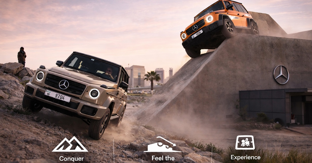 Mercedes-benz G-class Luxury Track Experience In Dubai Mercedes-benz G-class Luxury Track Experience In Dubai