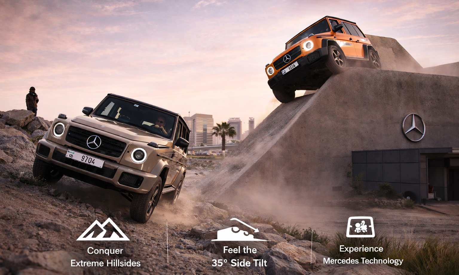 Mercedes-Benz G-Class Luxury Track Experience in Dubai