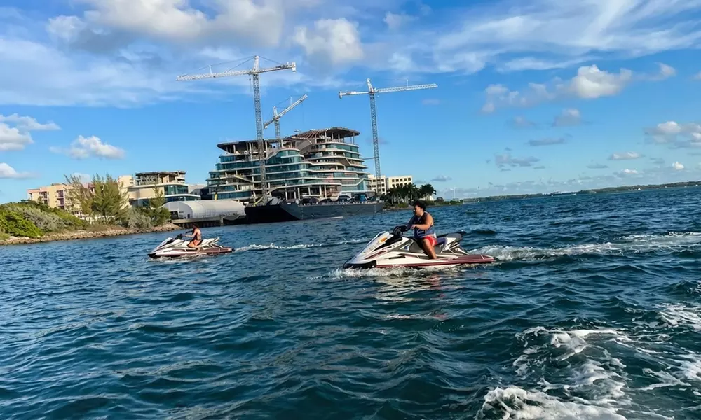 Family Thrills with an Hour Jet Skis Rental for 1, 2, or 4 People