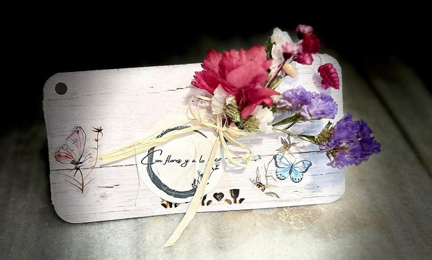 Image 17: Taller creativo floral para 1 o 2 personas o grupo privado de hasta 8