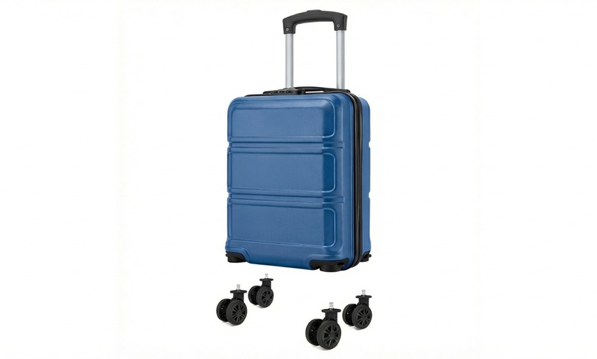 Image 14: Handbaggage koffer van het merk Kono voor onder de stoel