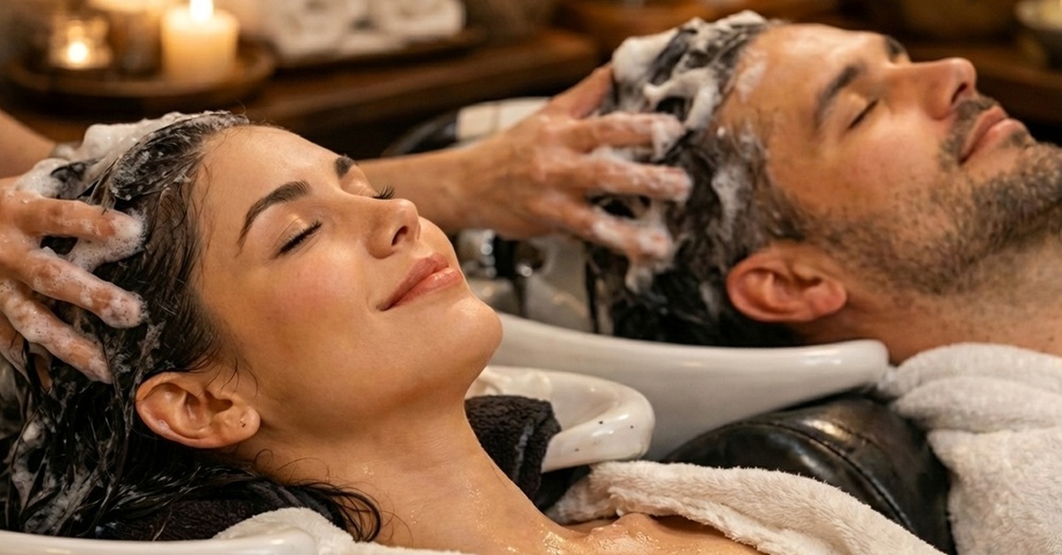 Ritual de head spa y lifting facial en Madrid