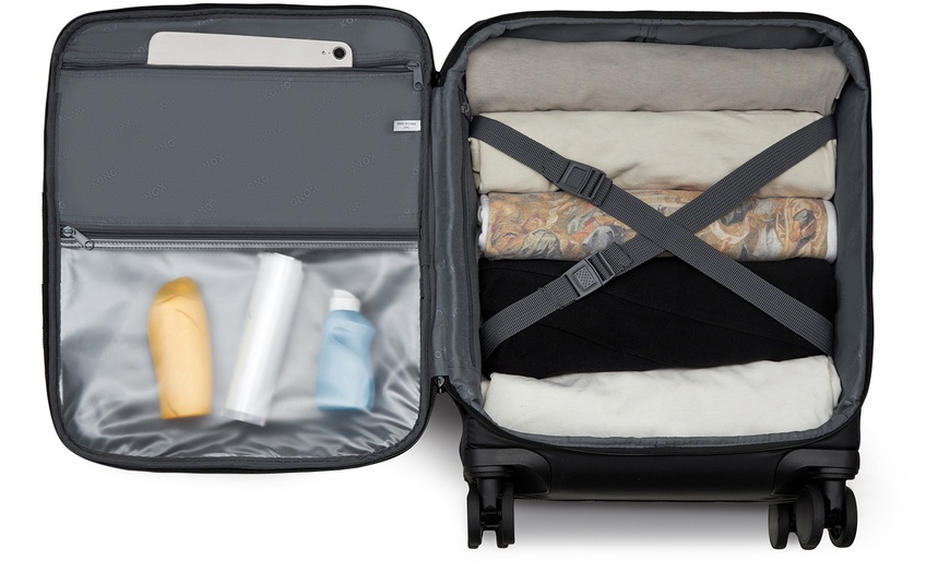 Image 4: 3er-Set Nylon-Reisekoffer mit passender Reisetasche