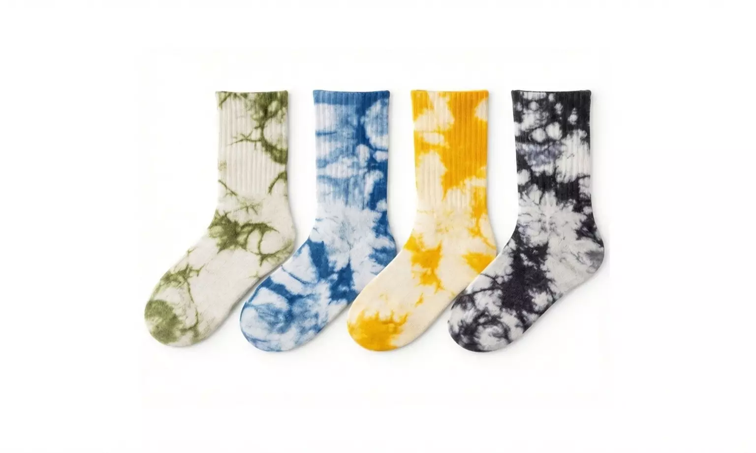 Tie Dye Crew Socks