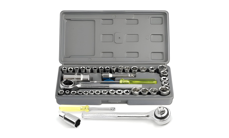 Image 1: Set de clés à cliquet 40 pièces