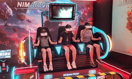 60-Minutes of Unlimited Games for 1 Person, valid Any Day - Nimar VR World - Houston