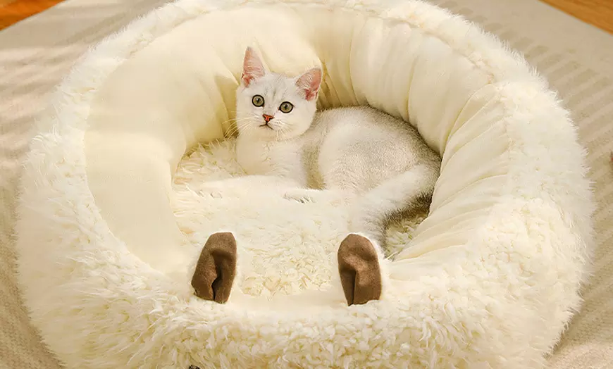 Image 11: Pet Nesting Sleeping Bed - PETBED-WHT, PETBED-GRN, or PETBED-FROG