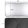 Image 6: Extra Large Car Windshield Sun Shade Cover Blocks UV Rays Sun Visor Protector