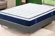 Matelas "Océan", 23 cm, bi-technologie, à mémoire de forme et ressorts ensachés, 13 zones de confort, Sampur - Second Medium