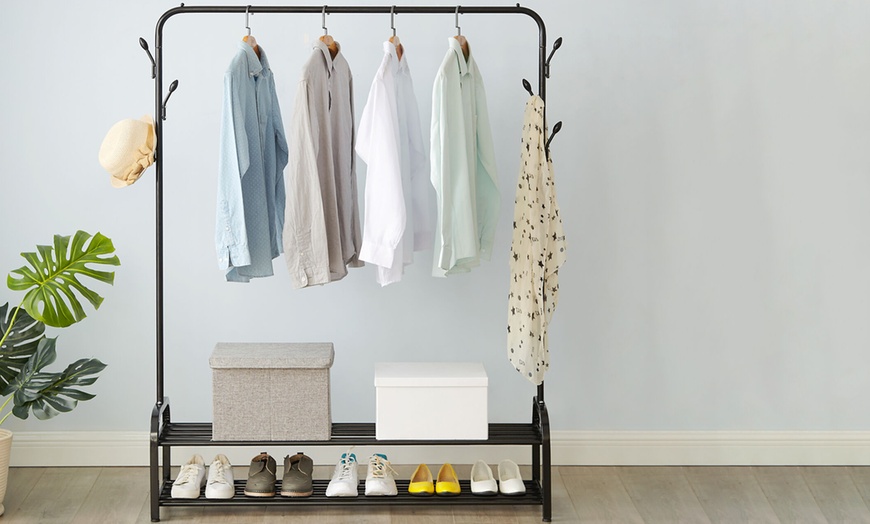 Heavy-Duty Clothes Rail | Groupon