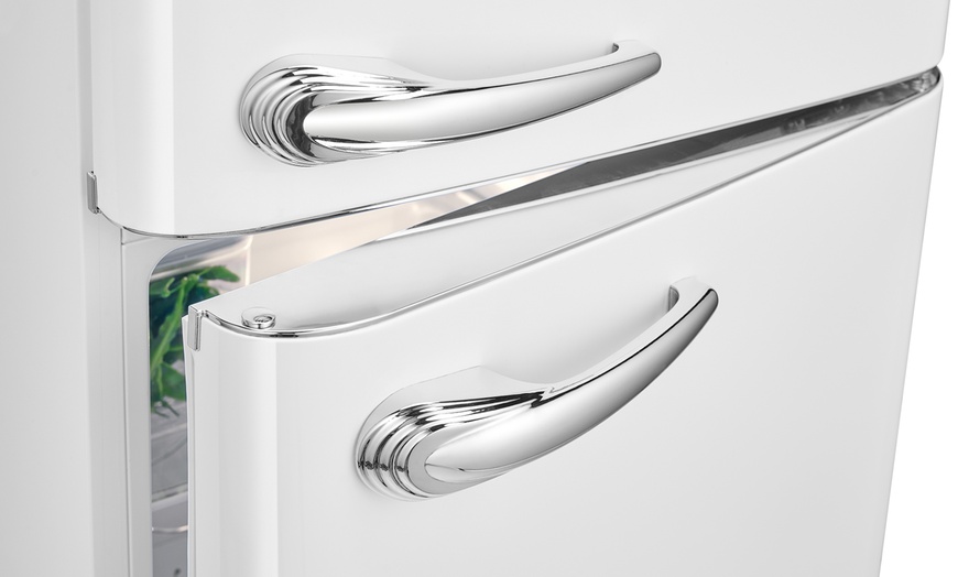 Image 10: Réfrigérateur et congélateur style rétro Bomann 208 L