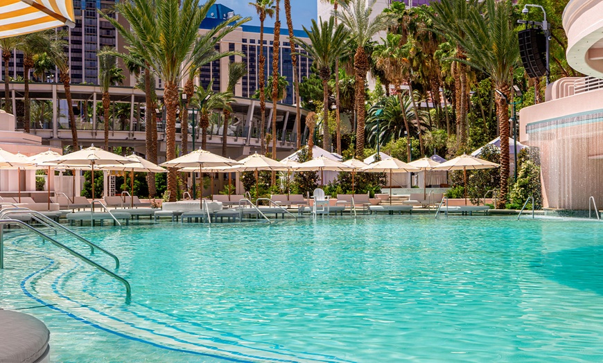 Image 2: Las Vegas Poolside Cabana at GO or Flamingo Pool – Up to 30% Off