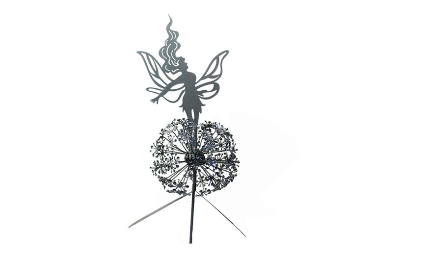 Image 2: Dandelion Flower Fairy Patio Decorative Ornament
