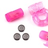 Image 4: Silicone Enhancement Waterproof Simulator Vibrating C-Ring